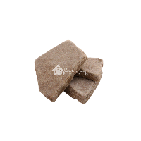 Плитняк песчаник "Бежево-серый" галтованный толщина камня от 25 до 35 мм